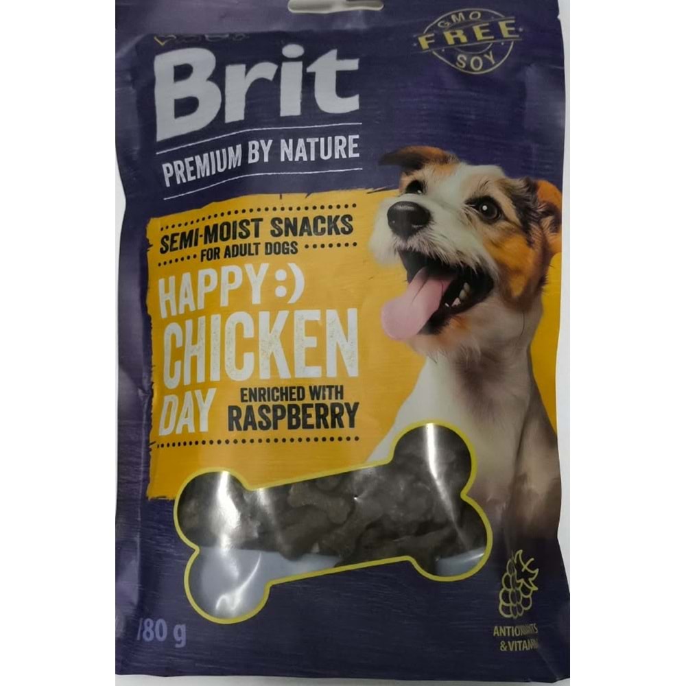 BRİT PREMIUM SEMİ MOİST CHICKEN WİTH RASBERRY 180G