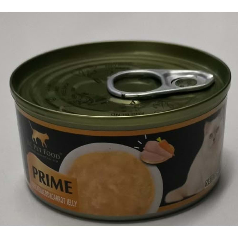 PRİME KEDİ KONSERVE CHİCKEN COD CARROT 85G