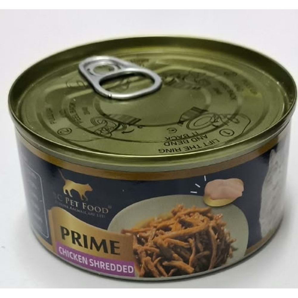PRİME KEDİ KONSERVE CHICKEN SHREDDED 170G