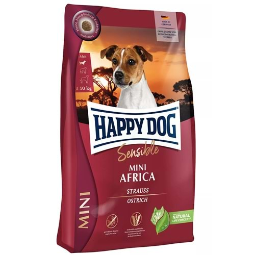 HAPPYDOG MİNİ AFRİCA STRAUSS-AKRTOFEL4KG