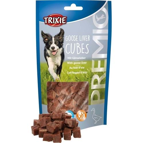 TRIXIE GOOSE LIVER CUBES ÖDÜL 100G