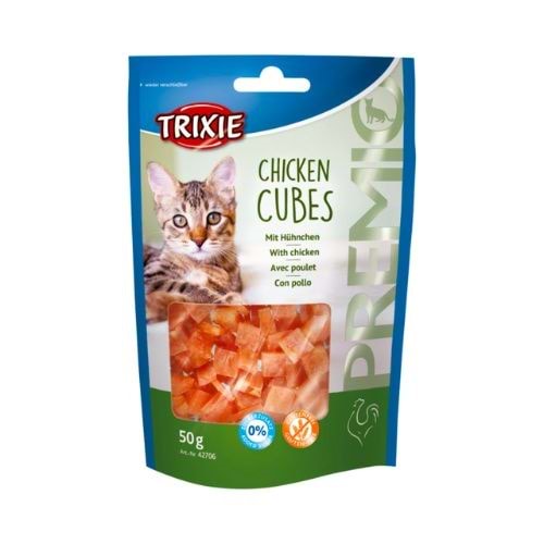 TRIXIE CHICKEN CUBES CAT ÖDÜL 50G