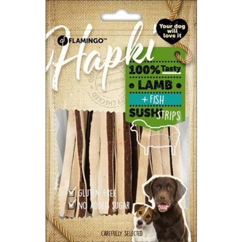 FLAMINGOSUSHI STRIPS LAMB/FİSH ÖDÜL 85G