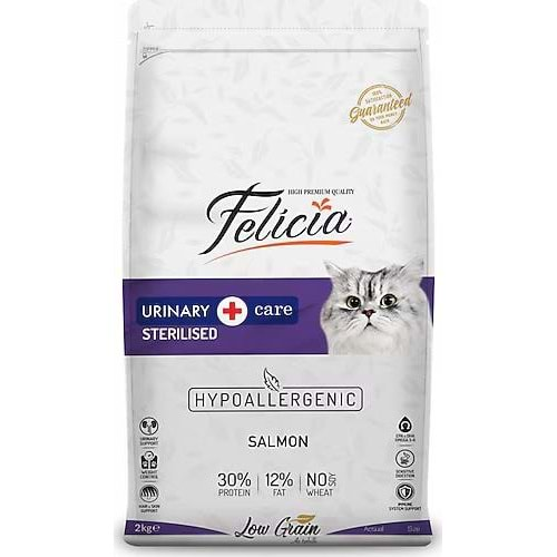 FELİCİA STERLİSED URINARY SALMON 2KG