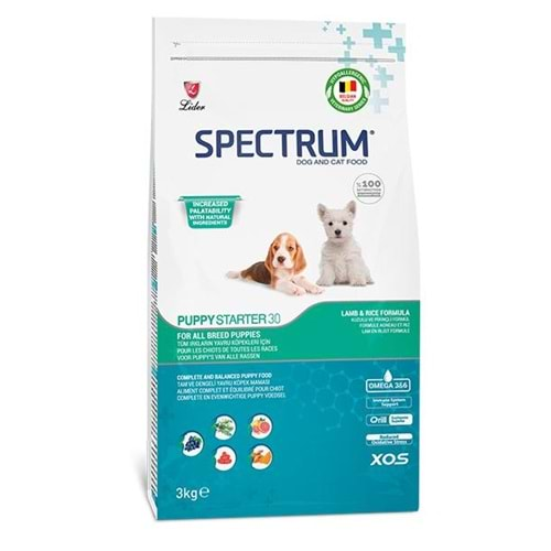 SPECTRUM PUPPY STARTER LAMB ALL BREED 3KG