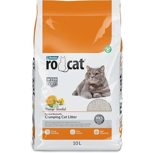 RO CAT PORTOKALLI KEDİ KUMU 10L