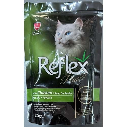 REFLEX PLUS CAT TAVUKLU POUCH 100GR