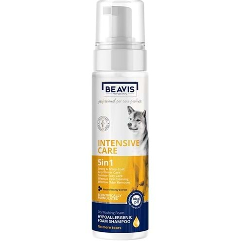 BEVAIS DOG INTENSIVE CARE 5 IN 1 FOAM SHAMPOO 200ML