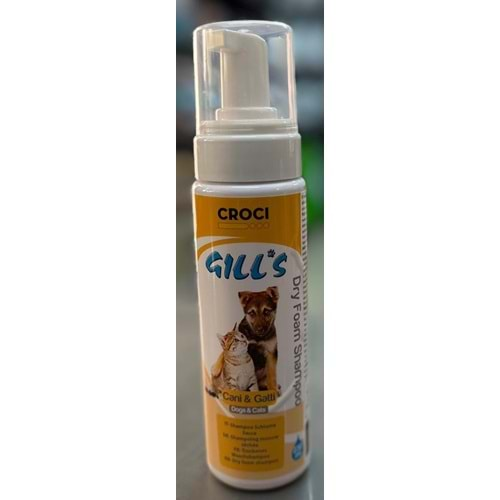 CROCI GILLS SHAMPOO DRY FOAM 250ML