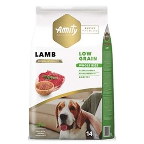 AMITY LOW GRAIN ADULT LAMB 14KG