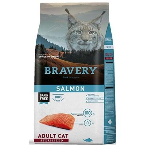 BRAVERY STERLISED SALMON 2KG