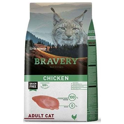 BRAVERY ADULT CHICKEN CAT 2KG