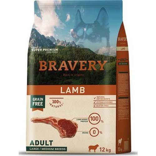 BRAVERY ADULT LAMB 12KG