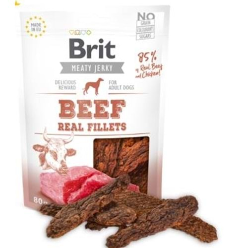 BRİT JERKY BEEF FİLLETS 80G