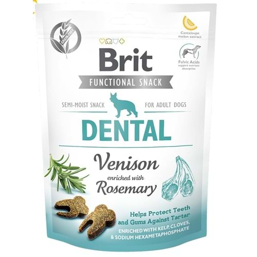 BRİT CARE FUNCTİONAL SNACK DENTAL VENİSON 150G