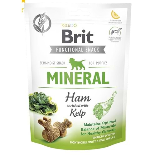 BRİT CARE FUNCTİONAL SNACK MİNERAL HAM FOR PUPPİES 150G