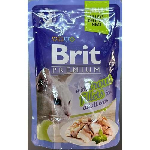 BRİT CARE PREMİUM CAT DELİCATE FİLLETS İN JELLY FAMİLY PLATE POUCH FİLLET