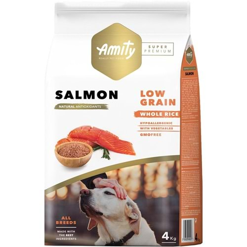 AMITY LOW GRAIN SALMON ADULT 4KG