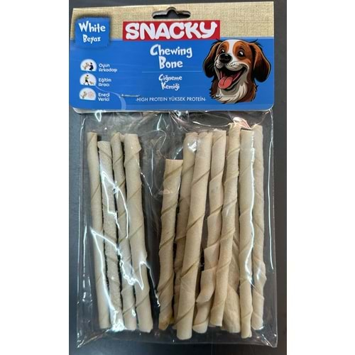 SNACKY WHITE TWIST STICKS5-105G