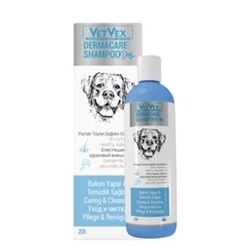 VETEX KÖPEK DERMA ŞAMPUAN SIVI 200ML