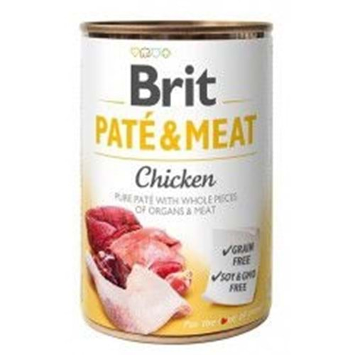 BRIT CARE PATE & MEAT CHICKEN 400G