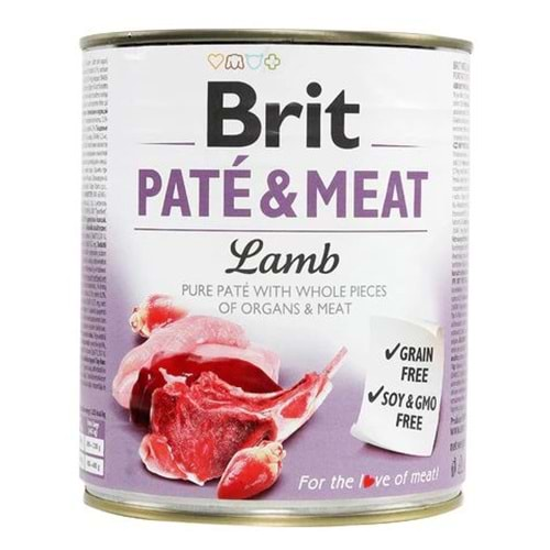 BRIT CARE PATE & MEAT LAMB 800G