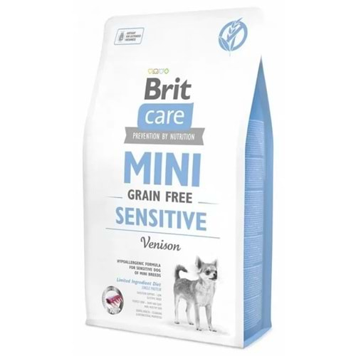 BRİT CARE MİNİ GRAİN FREE SENSİTİVE VENİSON 2KG