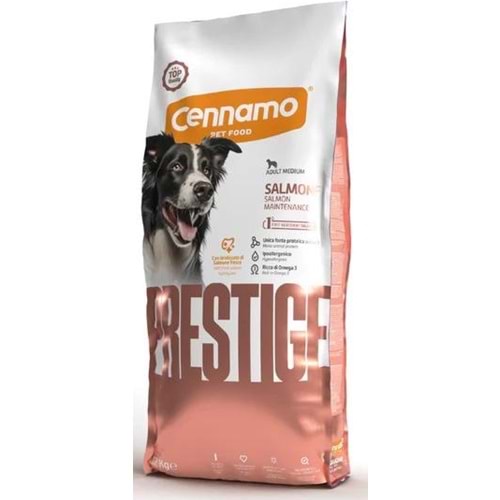 CENNAMO PRESTIGE SALMON MIDEUM ADULT 12KG