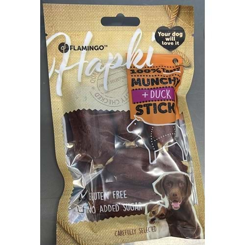 FLAMINGO HAPKI MUNCHY STICKS WITH DUCK 7,5CM 5PCS 100G