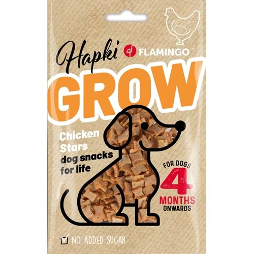 FLAMINGO HAPKI GROW STARS WITH CHICKEN 85G