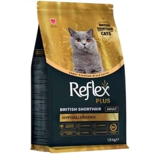 REFLEX PLUS BRITISH SHORTHAIR ADULT CAT HYPOALLERG 1.5KG