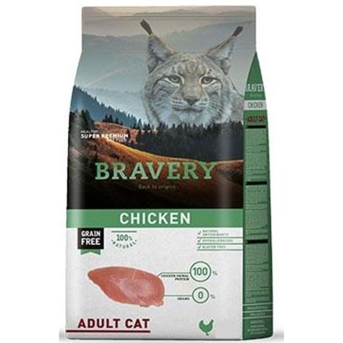 BRAVERY ADULT CAT CHICKEN 7KG