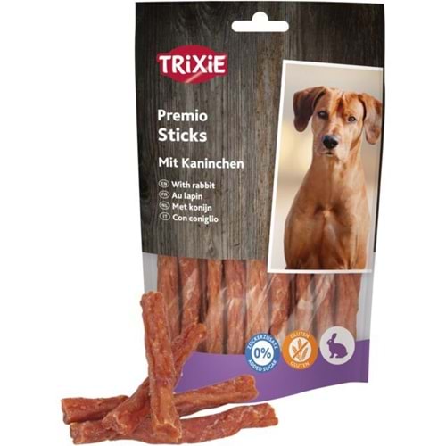 TRIXIE PREMIO RABBIT STICK DOG 100G