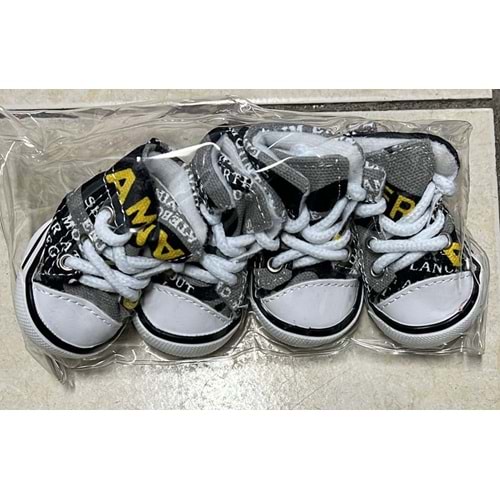 KÖPEK AYAKKABI CONVERSE GRİ (L)