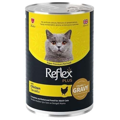 REFLEX PLUS ET PARÇACIKLI TAVUKLU KONSERVE 400G