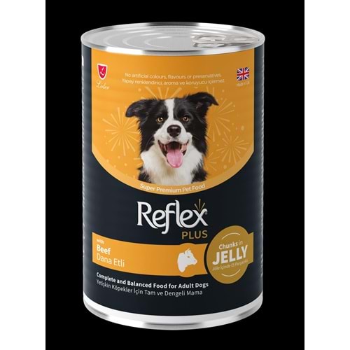 REFLEX PLUS DANA ETLİ KONSERVE KÖPEK 400G