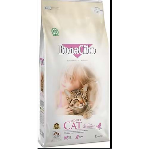 BONACIBO CAT ADULT STERLISED 15KG
