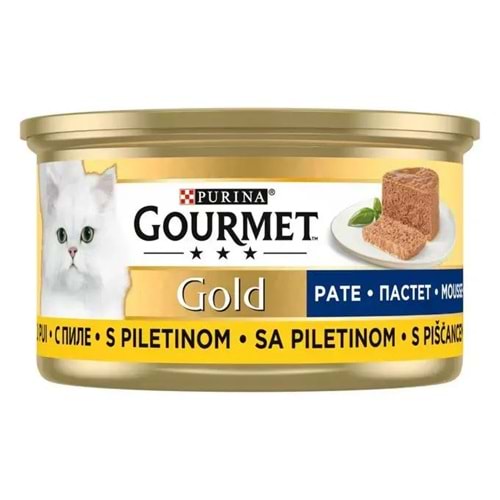 GOURMET GOLD TAVUK YAŞ KEDİ MAMASI 85GR