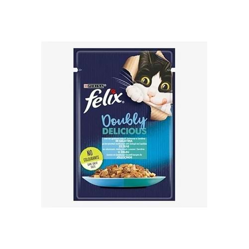 FELİX AGAIL GİJ SARDINE&SOMON POUCH 85GR