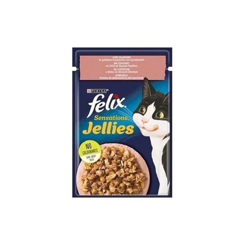 FELİX SENSATIONS GİJ SOMON&SHRIMP POUCH 85GR