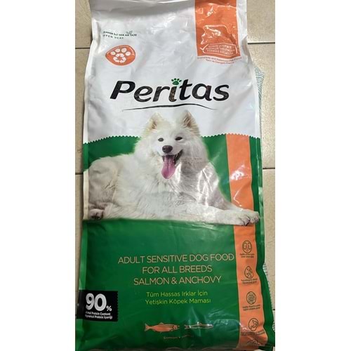 PERİTAS KÖPEK SENSİTİVE SALMON ANCHOVY ADULT 15KG