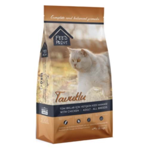 FEED POINT TAVUKLU YETİŞKİN KEDİ MAMASI 15 KG