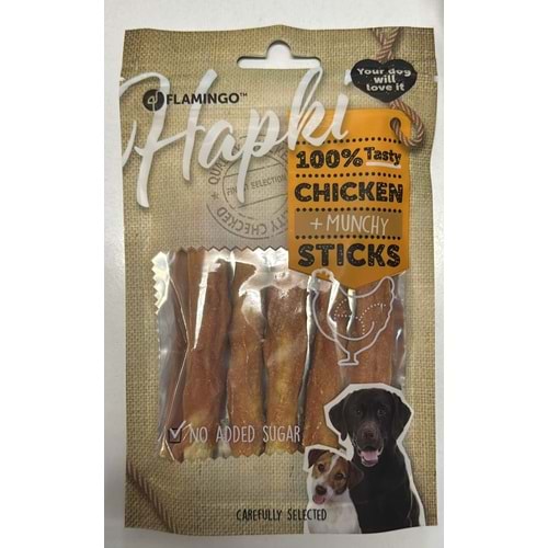 FLAMINGO HAPKİ CHİCKEN MUNCHY STICKS 80G