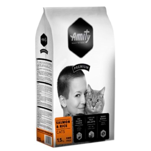 AMITY ADULT CAT SALMON 1.5KG