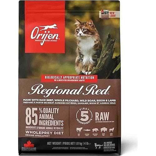 ORİJEN REGİONAL RED CAT FOOD 1.8KG