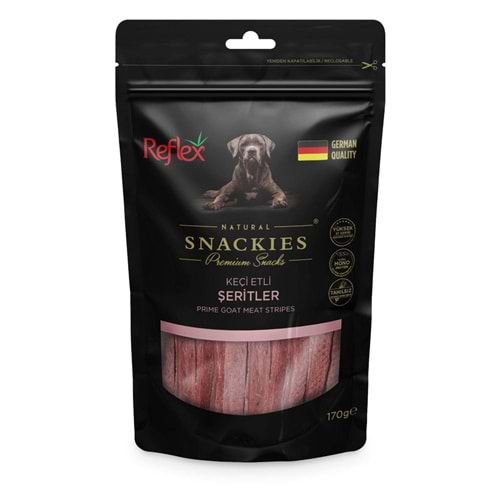 REFLEX SNACKIES KEÇİ ETLİ ŞERİTLER 170G