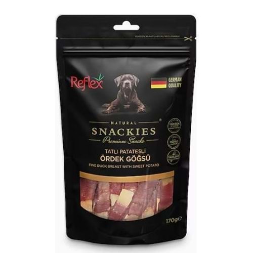 REFLEX SNACKIES TATLI PATATESLİ ÖRDEK GÖĞÜS 170G