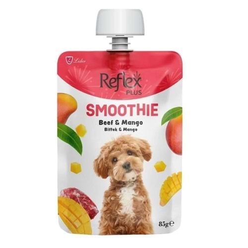 REFLEX PLUS SMOTHIE BİFTEK MANGO DOG 85G