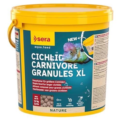 SERA CICHLID RED XL NATURE 3800ML