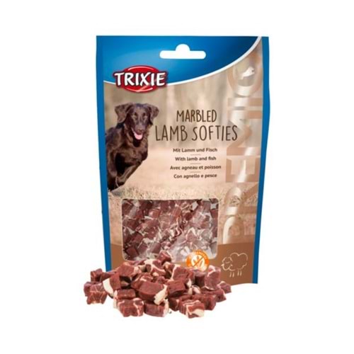 TRİXİE PREMIO MARBLE SFTİES WİTH LAMB&FİSH 100G